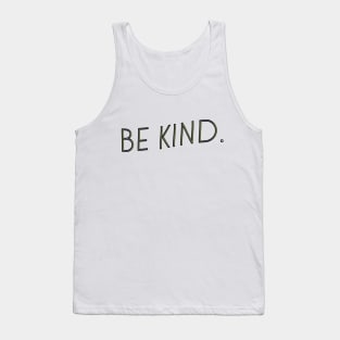 Be Kind T-Shirt Black & White & Yellow Inspirational Tee Shirt Tank Top